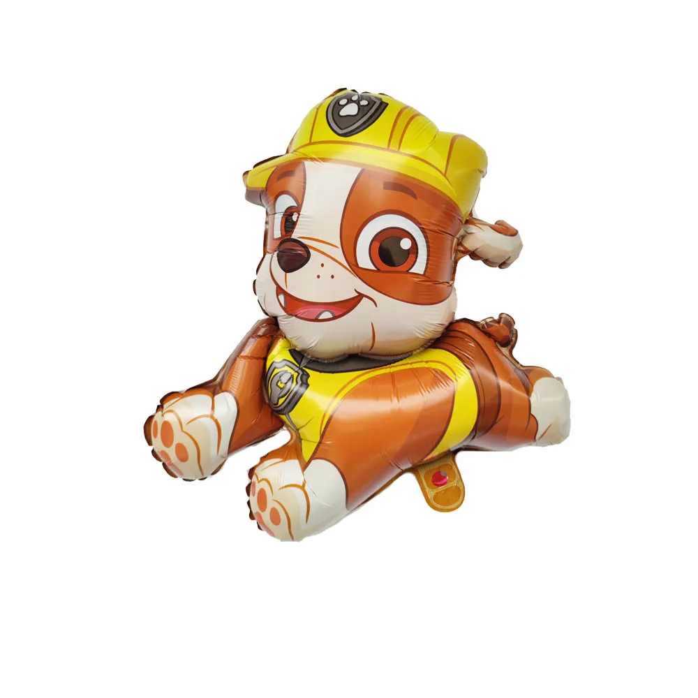 어린이용 발 순찰 풍선, 캡틴 라이더, 어린이 생일 파티 용품, 발 강아지 풍선 파티, 어린이 생일 파티 장식, 6 개