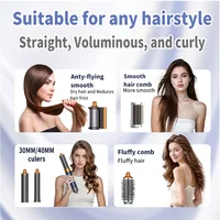 Styler à air chaud professionnel 6 en 1, ions négatifs, ensemble de coiffure multi-usages pour des boucles automatiques, outils de coiffage, meilleur cadeau pour les femmes 6