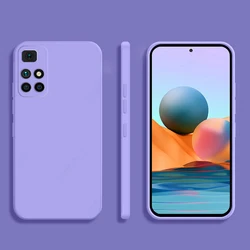 Shockproof Armor Bumper Soft TPU Phone Case - 6.5 - Redmi 10 Prime (PURPLE)