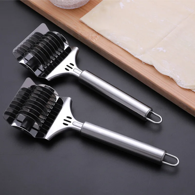 Manual Roller Peeler Cutter Noodle Cutter Spaghetti Makers Kitchen Gadgets Stainless Steel Anti-Slip Handle