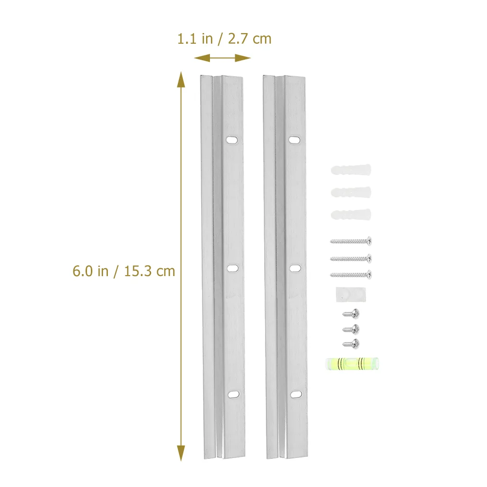 Zorfeter Z-Kleiderbügel / Französische Klammeraufhänger – 4 Paar, 5,1 Cm, Für Spiegel, Bilder & Whiteboards (max. 13,6 Kg)