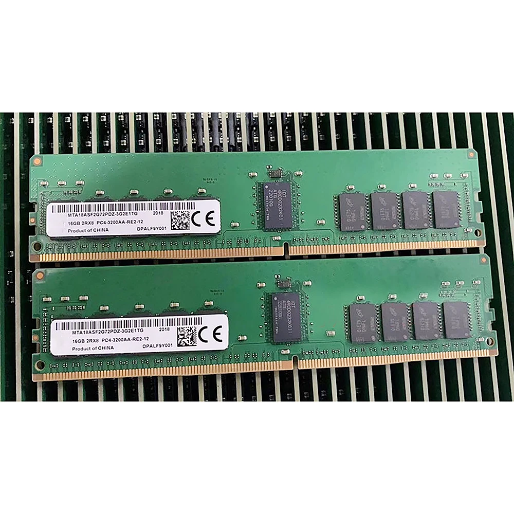 

1 шт. для MT RAM 16GB 16G 2RX8 PC4-3200AA 3200 DDR4 ECC REG RDIMM память