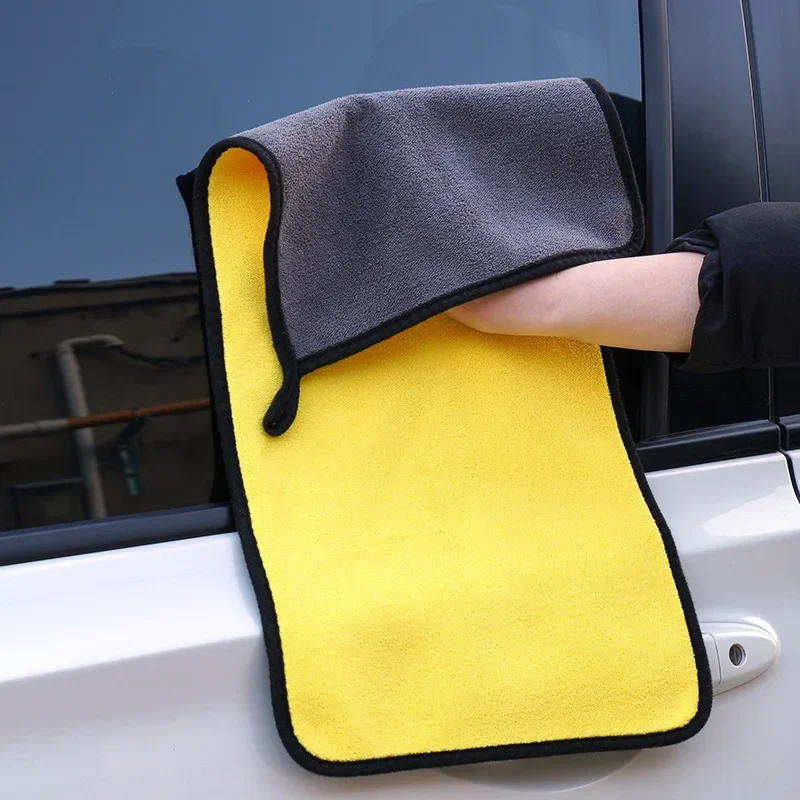 30x30/40/60CM Car Microfiber Towel Cleaning Cloth Super Absorbent Washing Drying Auto Detailing Rags