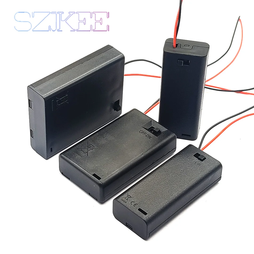 AAA Battery Holder with on/off switches 2/3/4 compartments Battery Box Case battery storage box battery case battery holder battery box