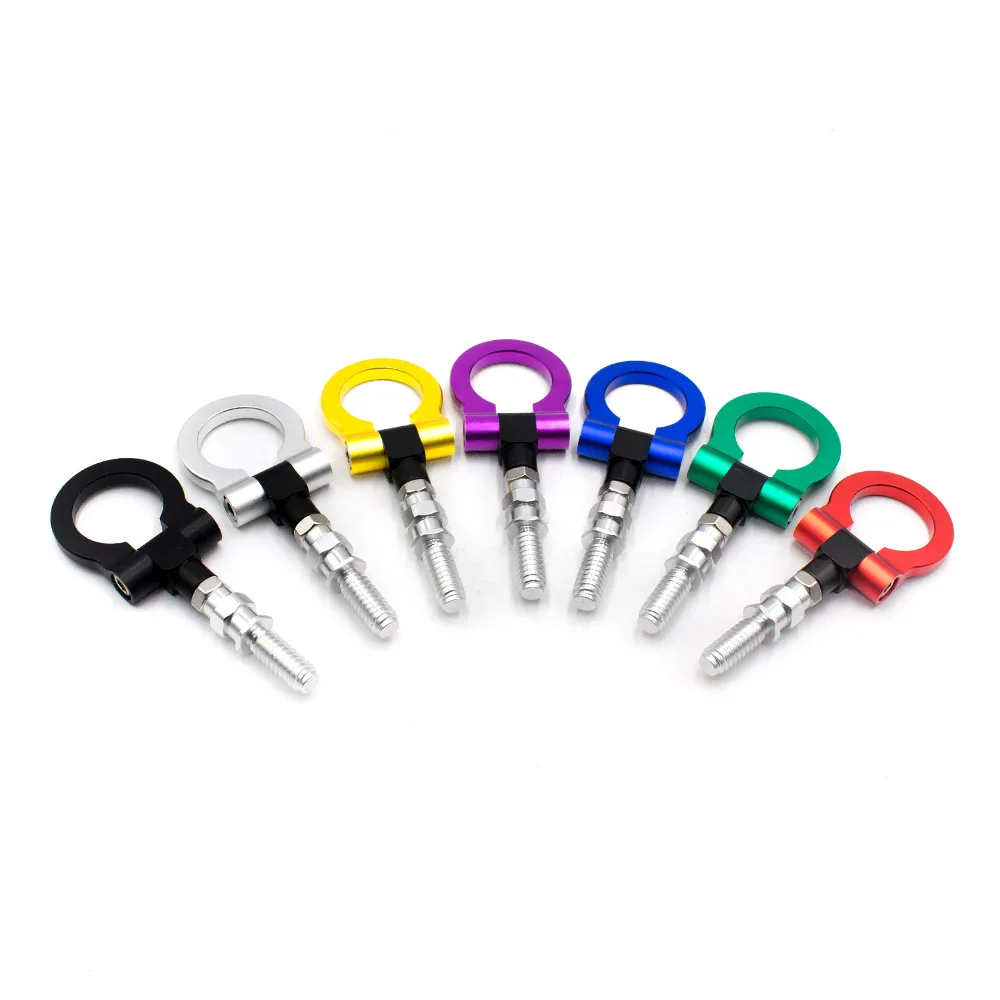 Universeller Racing-Abschlepphaken vorne und hinten für BMW-Anhänger-Abschleppstangen (Bule Red Golden Black Silver) BX 100397 – Detail 3
