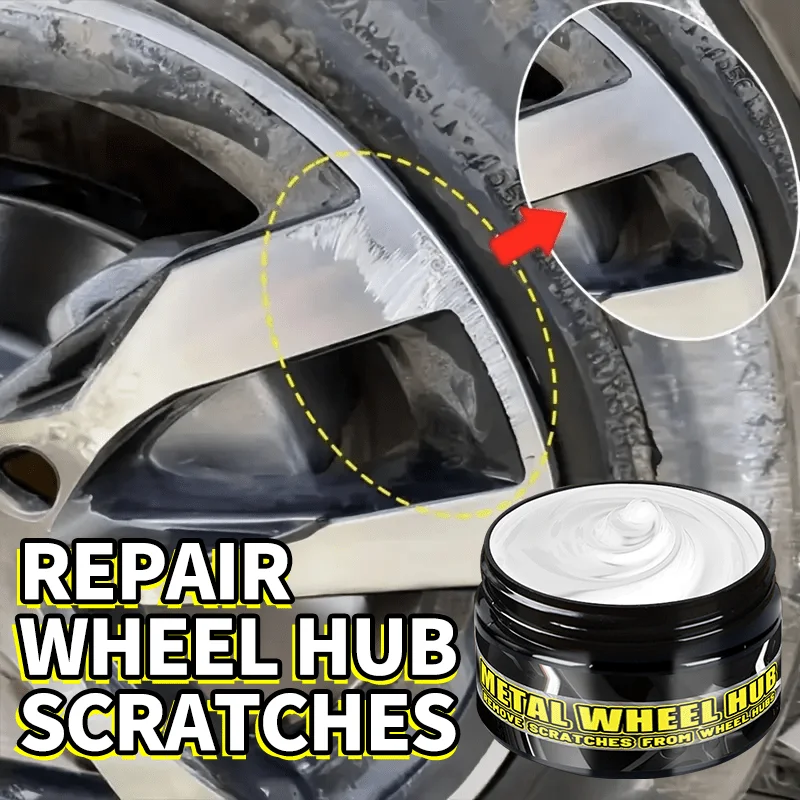 Wheel Rim Scratch Repair Polish: Repairing And Polishing Rims-Restores The Shine of The Rims, Prevents Oxidation, Scratches,