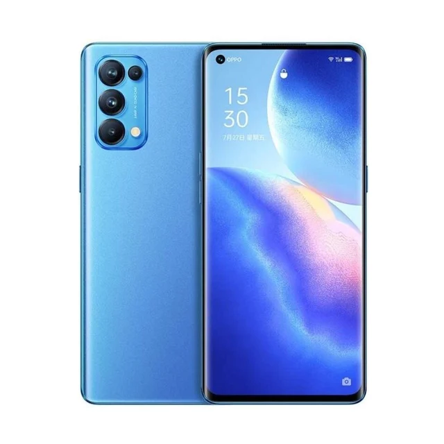 OPPO Reno 5 pro 5G smartphone firmware mondial 12GB 256GB 6.55 "64MP caméra quadruple dimension 1000 + téléphone utilisé 4