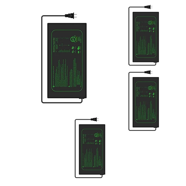 Met Tanúsított Palánták Hőszőnyegek Csírázási Állomás Hő Szőnyeg Meleg Hidroponikus Fűtőpad Eu Dugó