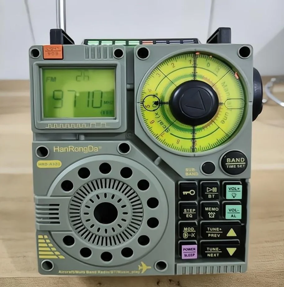 HRD-A320 AIR FM MW SW VHF WB 멀티 밴드 라디오, 휴대용 블..