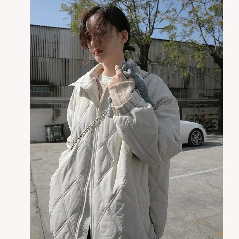 Early Spring Thin Model Ringer Cotton Suit Coat Female 2023 Loose Show Thin Everything With Students Original Style Female Coat