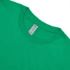 Green Solid Color Clothing Male T Shirts High Quality Cotton Tshirt Summer Casual Cotton Tops Hip Hop Breathable Tee Clothes 2