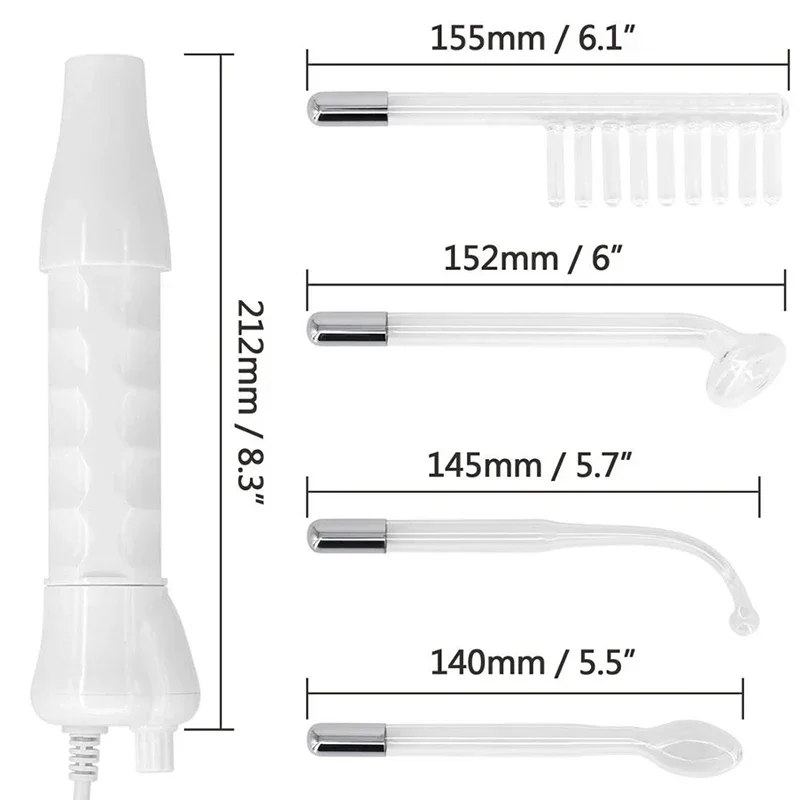 facial acne wand electrotherapy skin care tool Portable High Frequency Facial Machine Wand Handheld Electric Face Skin Beauty Tools Acne Treatment Device