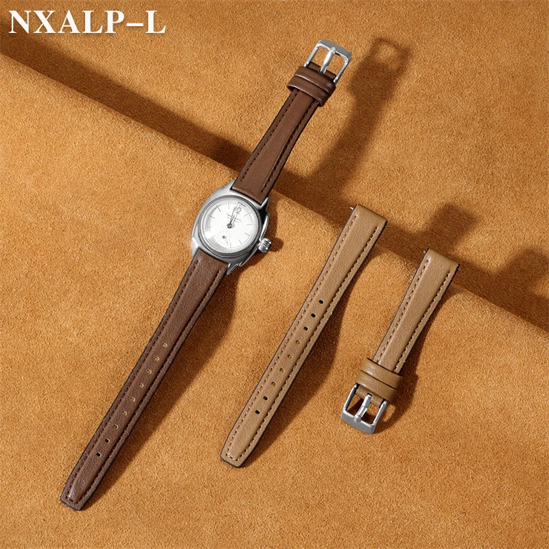 Elegant Silicone Leather Small Wristband - Women's Universal Watch Strap Accessory