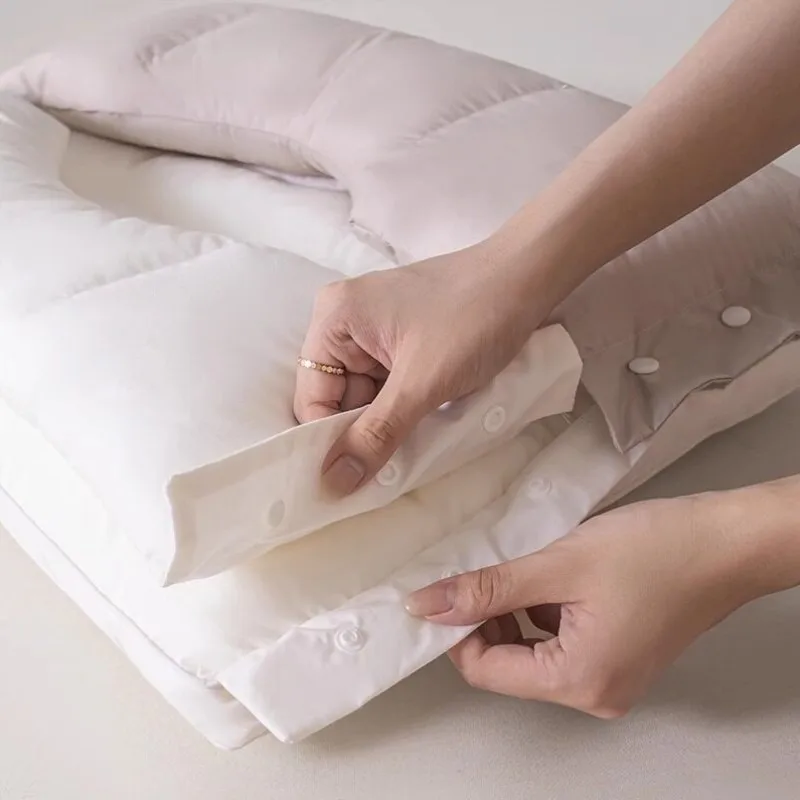 분리형 코어 목 지지 베개, 숙면을 위한 트랙션 페이스 언프레스드 듀얼 코어 가정용 소프트 베개, 목 관리용