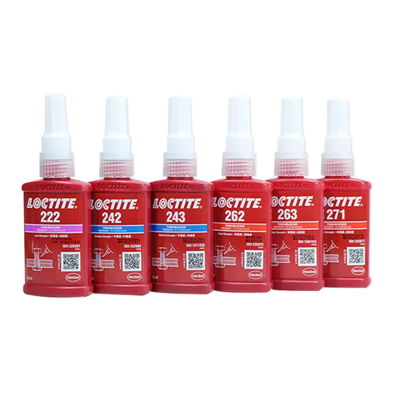 

10 шт. новый стиль Loctite243 262 290 272 277 222 клей для фиксации резьбы высокопрочный анаэробный клей водонепроницаемый