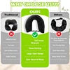 Travel Neck Pillow Stuffable With Clothes,Stuffable Neck Pillow For Traveling,Fillable Neck Pillow Extra Storage 3
