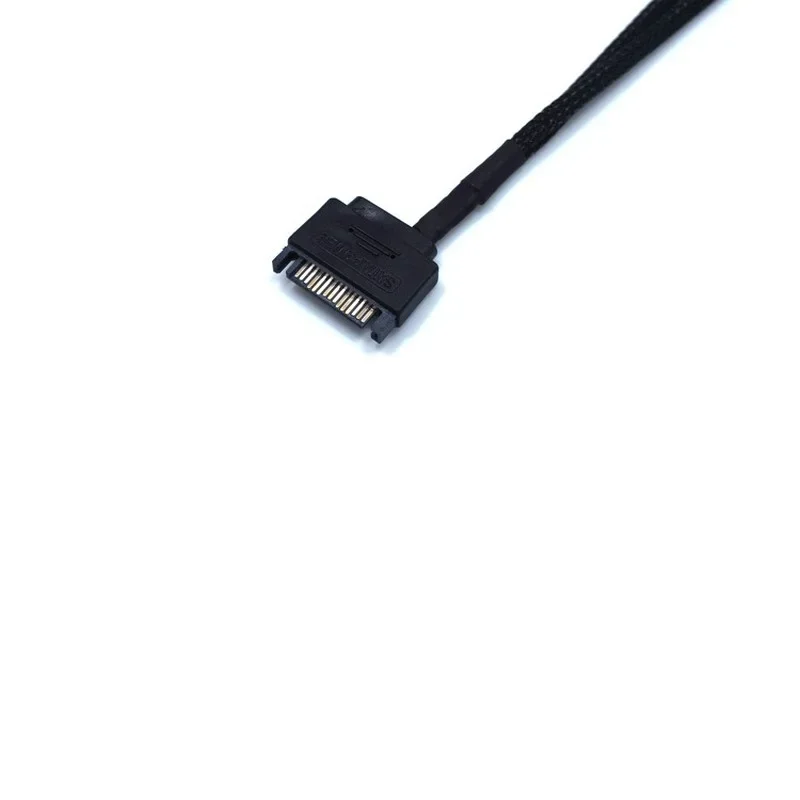 슬리브 SATA 전원 어댑터, 익스텐션 케이블 와이어 코드, 컴퓨터 냉각 시스템 라인, 15 핀-2 웨이 3 핀 4 핀 선풍기, 27cm, 9.84 인치