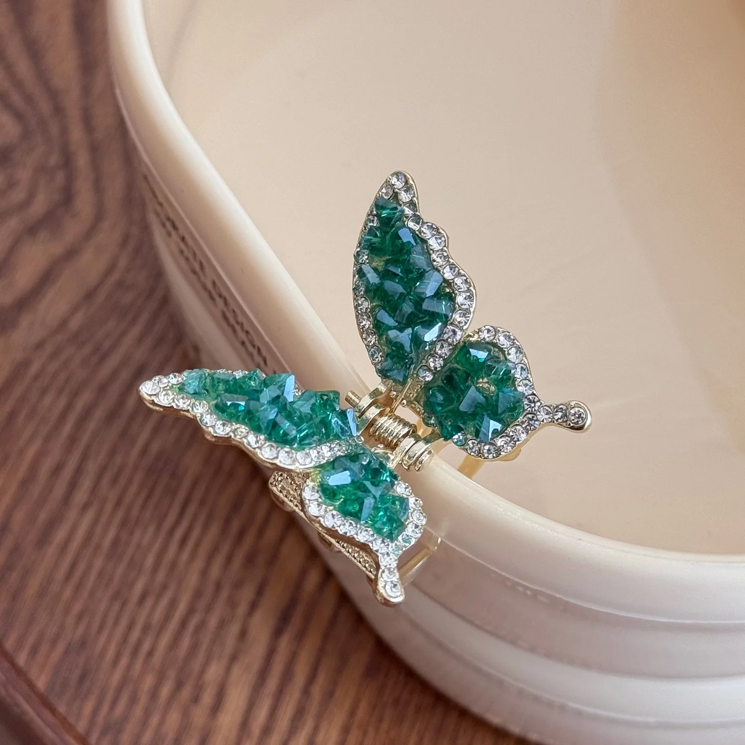 YWYHJ Klassizismus Cheongsam Schmetterling Haarklammer Retro-Stil Bankett Party Legierung Haarklammer Clips Haarschmuck für Frauen Mädchen – Detail 6