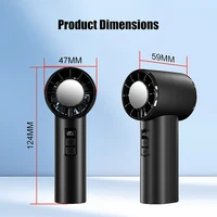 2025 nouveau petit climatiseur de réfrigération Portable 100 vent Mini ventilateur portatif à grande vitesse USB ventilateur Turbo extérieur Rechargeable 6