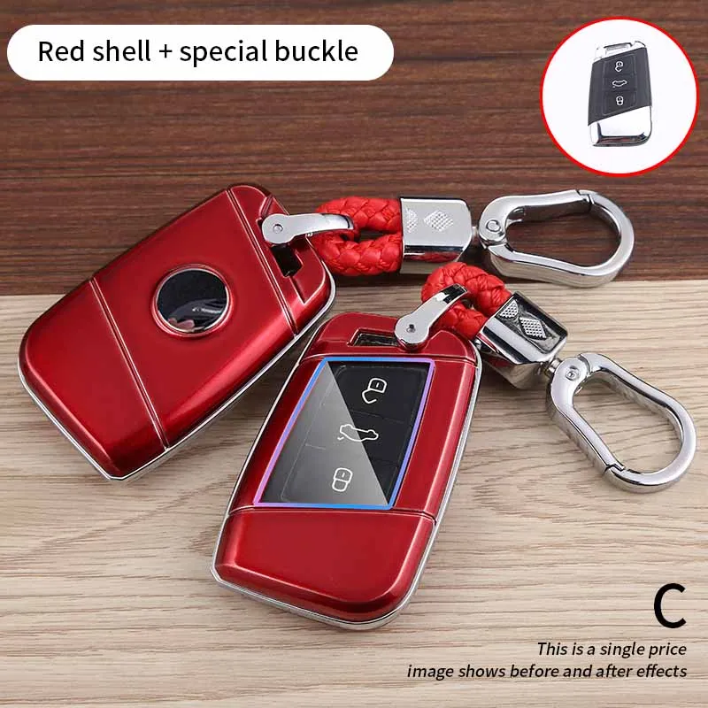 Cover chiate/telecomando per Volkswagen Polo Golf 7 VW Magotan Passat B8 per Skoda Superb A7 portachiavi automatico - S7e8992a2dc5f4a258c0fe959c6708bd5K