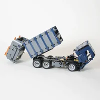 Moc Building Blocks Garbage Truck Model Technology City Cars Model Brick DIY Assembly Holiday Gifts Construction Set Toys 4