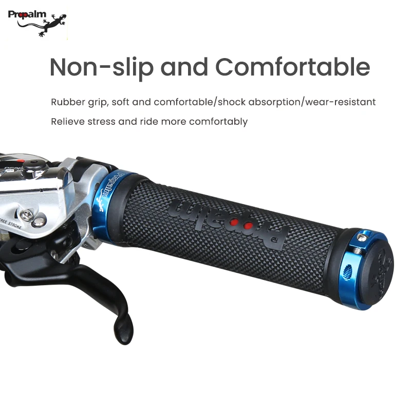 Propalm Anti-slip Cycling Grips MTB Mountain Bike Dual Sides