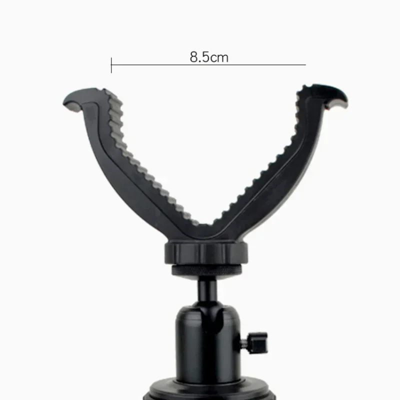 Shooting Rest Tripod Durable Adjustable Height Rifle 360 Degree Rotation V Yoke Stand Portable Aluminum Construction For Target rifle tripod stand