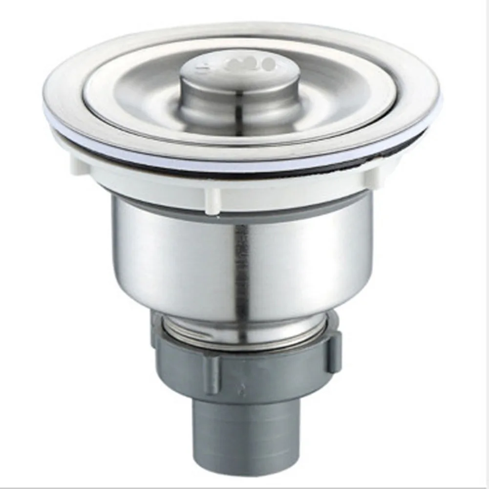 kitchen sink faucets 304 Stainless Steel Kitchen Sink Drainer Filter Sink Strainer Sewer Bathroom 110mm Washer Kitchen Sink Strainers Head Plug kitchen faucet sale