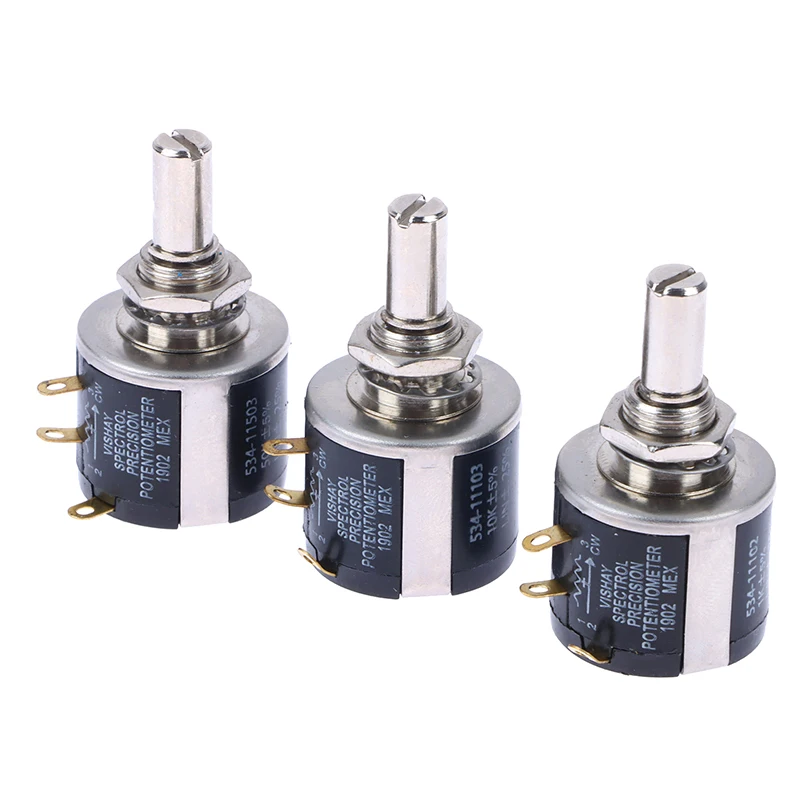 534-1-1 Spectorl Precision Coil Wire Wound Potentiometer 2w 100R 200R 500R 1K 2K 5K 10K 20K 50K 100k 1PCS