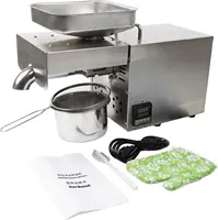 610W Oil Press Machine Automatic Commercial Oil Presser Cold Hot Press,Stainless Steel Kitchen Oil Press Machine With digital sc 2