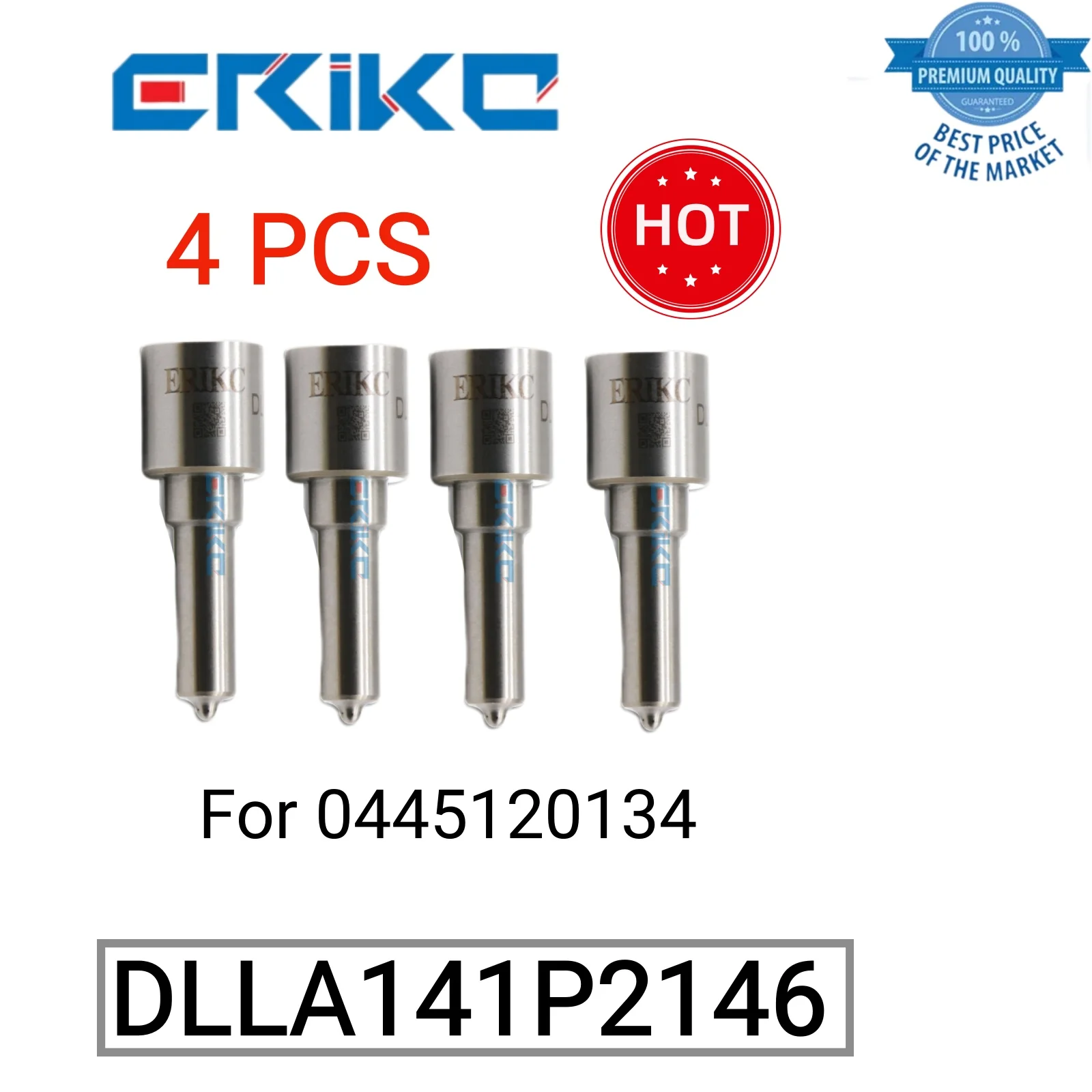 

4 шт., Форсунка для дизельного двигателя DLLA141P2146 DLLA 141 P 2146