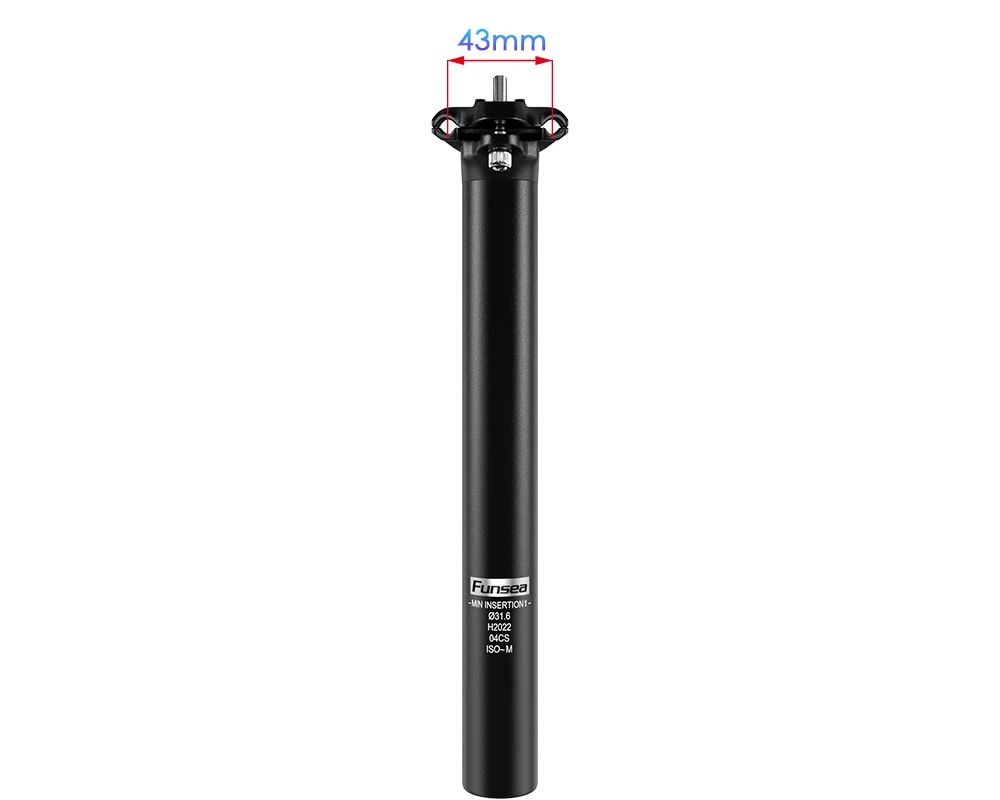 Description Picture 3 of itemFunsea Seatpost Alloy Frame Seat Tube 34.9mm Bicycle Accessories Alloy 31.6mm Adjustable Bike Saddle Tube