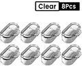 8Pcs Clear