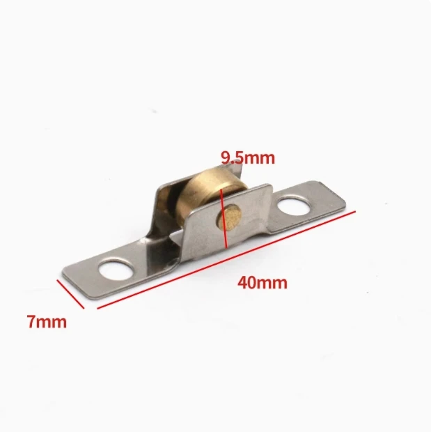 4Pcs Stainless Steel Shutter Pulley Roller Sliding Door Roller Runner Wheel Track Pulley for Furniture Door