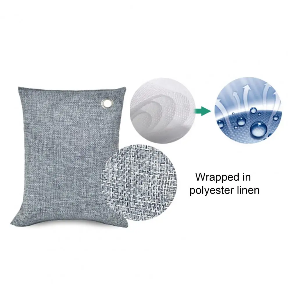 Activated Carbon Bag for Odor Removal Natural Bamboo Charcoal Air Purifying Bag Odor Absorber Moisture Remover Portable for Home