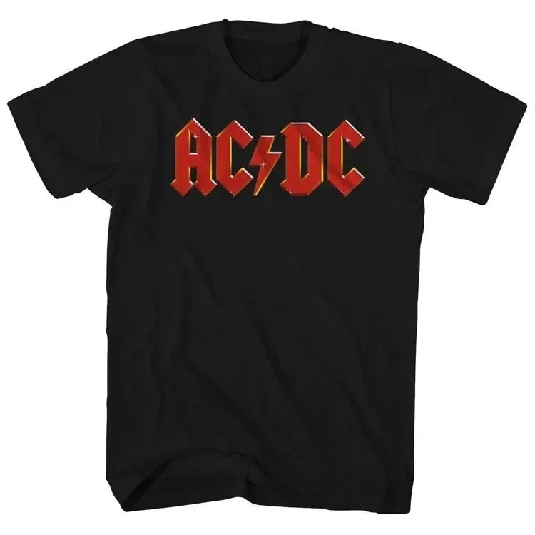Summer Women Cotton T-Shirt Rock Band Graphic Clothing Men Fashion Letter ACDC Printing Tops Tees Female Casual Streetwear 3