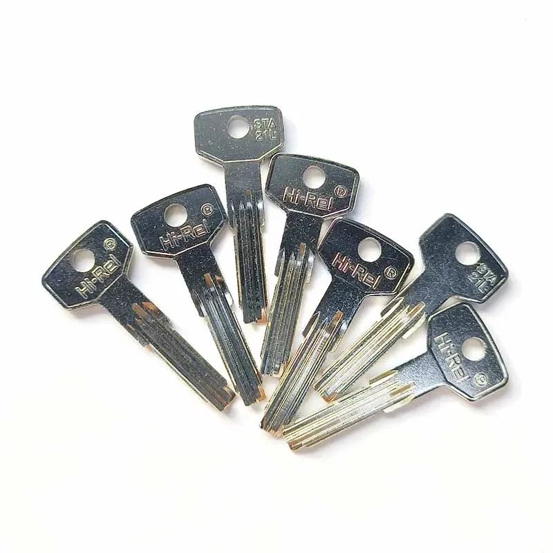 Hi-Rel STA-21L Key Blank Copper Keyway Door Lock Master Locker Locksmith Tool Uncut 5-100 Pcs for Home Civil House