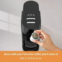 Mini Portable Coffee Maker Machine Multi-functional Purpose Home Mini Automatic Espresso Machine Capsule/powder Dual 2