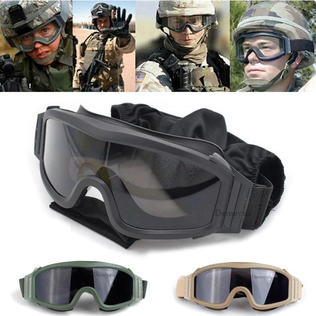 Tactical Goggles Military Hunting Shooting Sunglasses 3 Style Shape Army  Airsoft Paintball Motorcycle Windproof Wargame Glasses - AliExpress