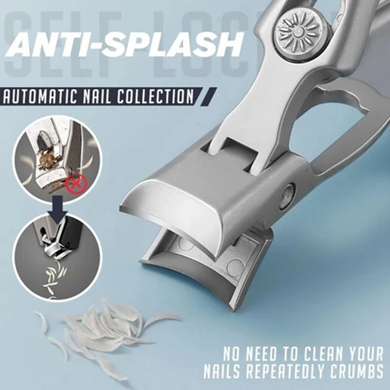 Portable Nail Clippers Professional Stainless Steel Nail Clipper Travel Fingernail Cutter Trimmer Machine Toenail