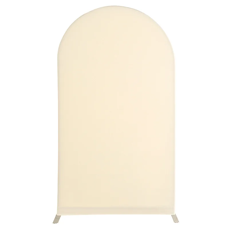 Wedding arch stand Wedding arch set Party arch set Wedding Arch Stand Cover Spandex Elastic fabric 5FT 6FT 6.6FT 7.2FT Size White Pink Color Wedding props 1PCS