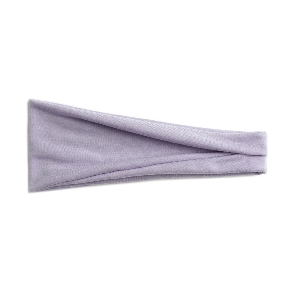 Neues einfarbiges elastisches Haarband, Yoga-Übung, schweißabsorbierendes Stirnband, Baumwoll-Haarband für Damen und Herren, Sport-Haar-Accessoires – Detail 16
