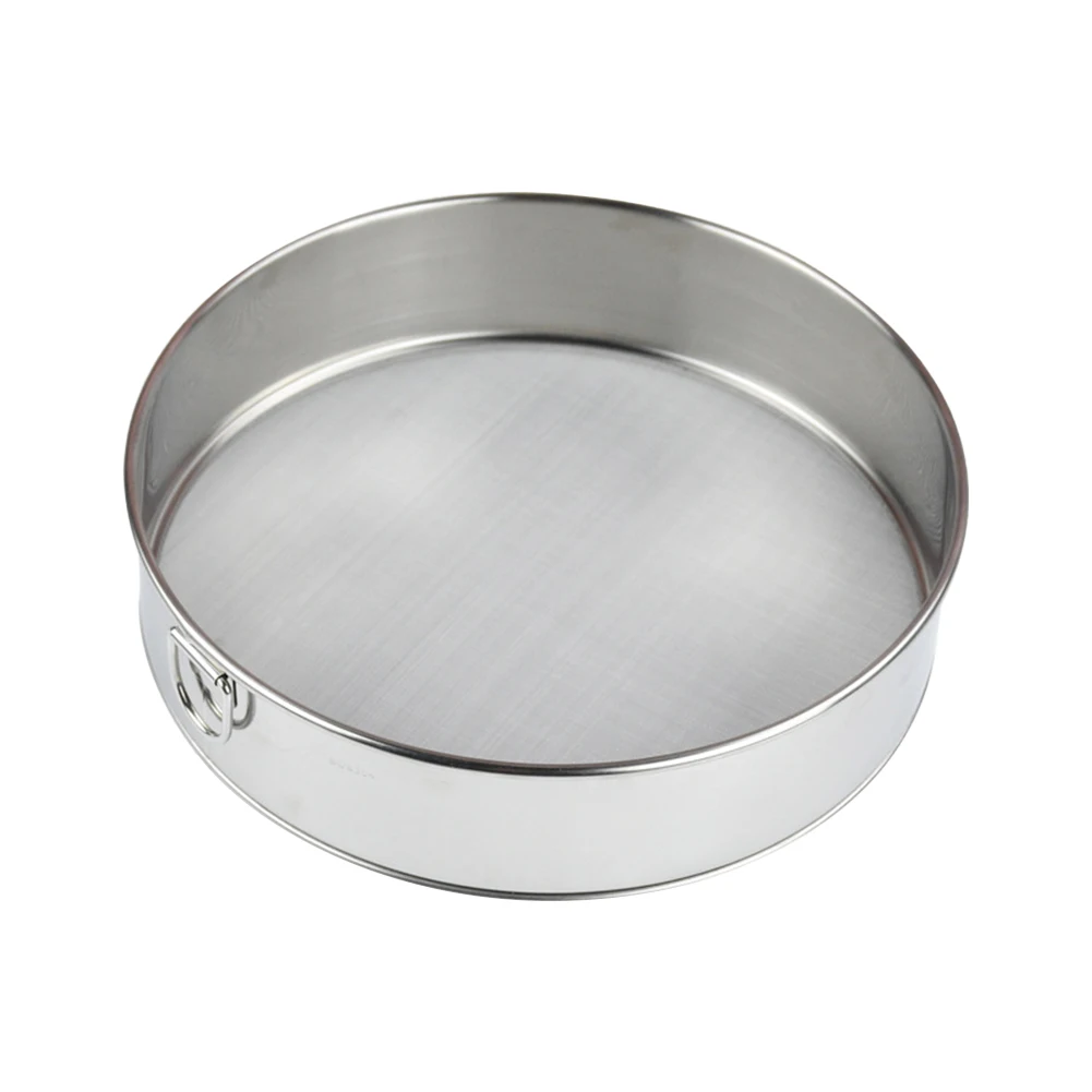 Professional round stainless steel sieve with 60 meshes