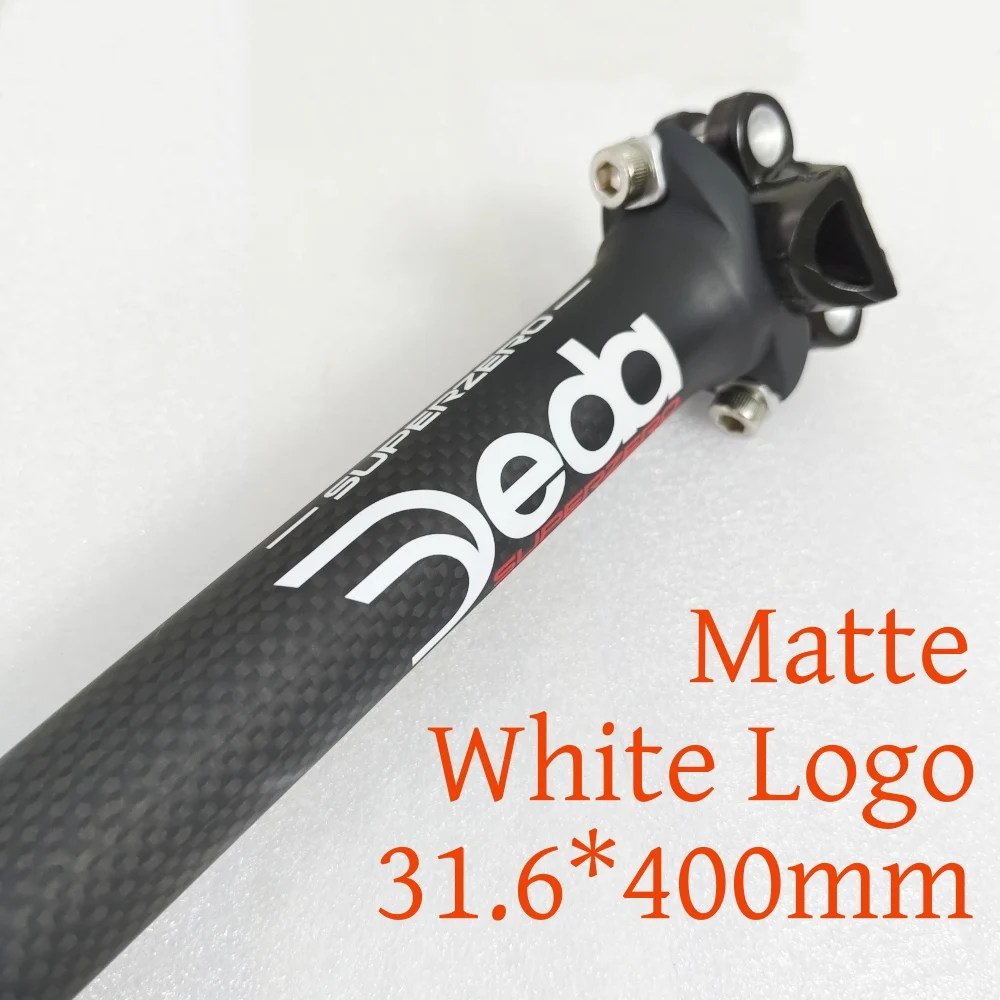 Carbon Fiber & Alloy Bike Seatpost with 0° Offset