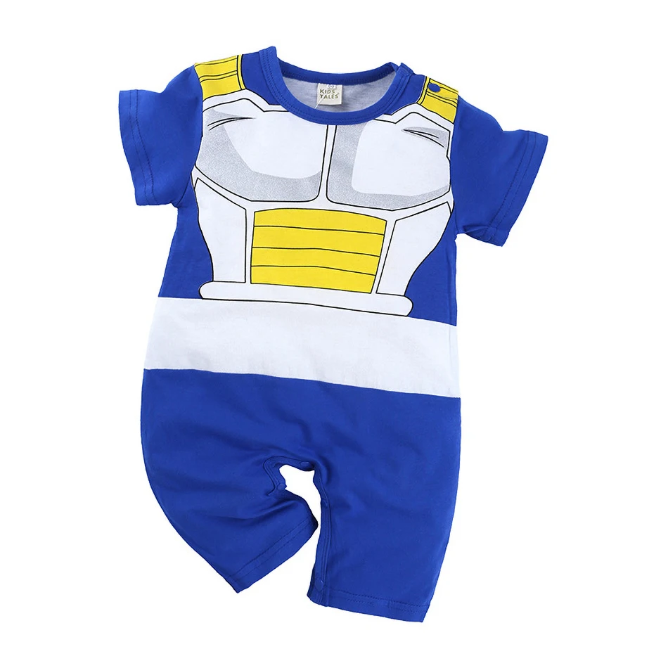 0-2 Years Old Children's Cartoon One-piece Baby Role Play Short-sleeved Romper Kids Cotton Clothes Baby Girl and Boy Clothes 5