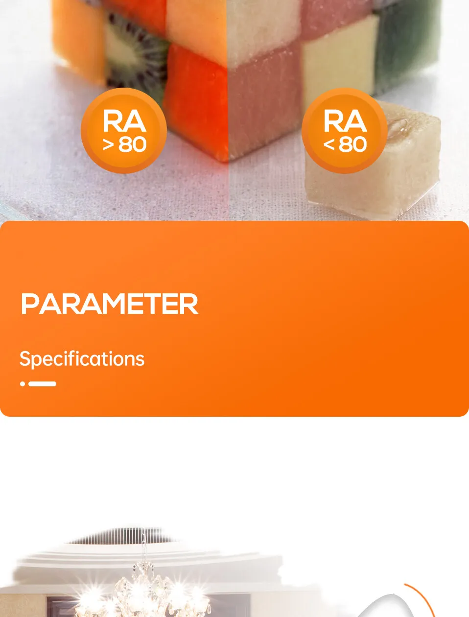 Description Picture 6 of itemDimmable E14 LED Filament Bulb Edison Retro Candle Light 4W/6W Warm/Cold White AC220-240V 360 Degree C35 Chandelier Lamp