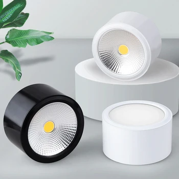 조도 조절식 LED 다운라이트, 모던 LED 표면 장착 천장 조명, 스포트라이트, 실내 장식 조명, 5W, 7W, 9W12W15W