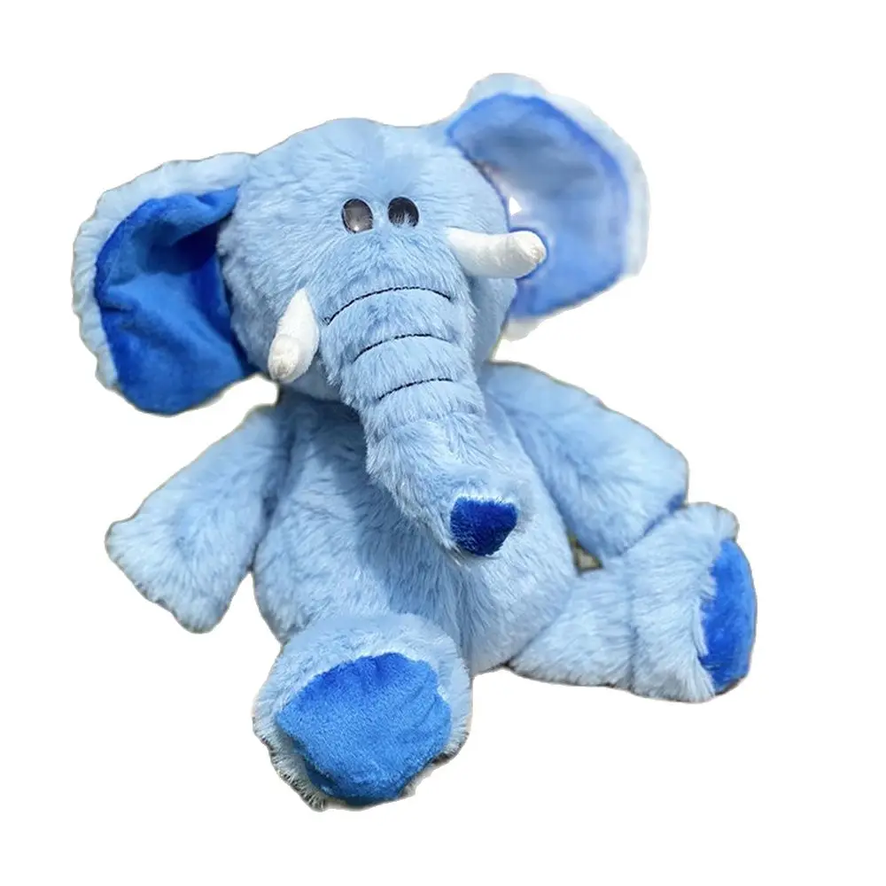 Super cute stuffed elephant sleeping pillow doll, birthday present cute elephant doll baby soft plush toys for children sleeping mate stuffed