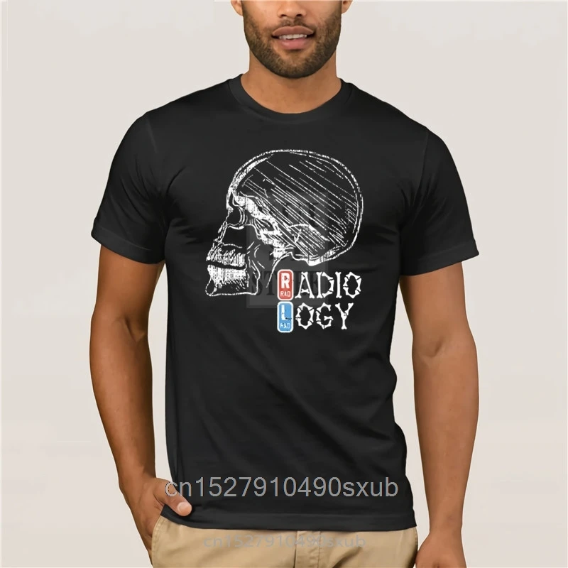 T-Shirt Grafica Creativa Alla Moda Top Brand Men Funny Radiology X Ray Tech Life Tee Fashion T Shirt 100% Cotone