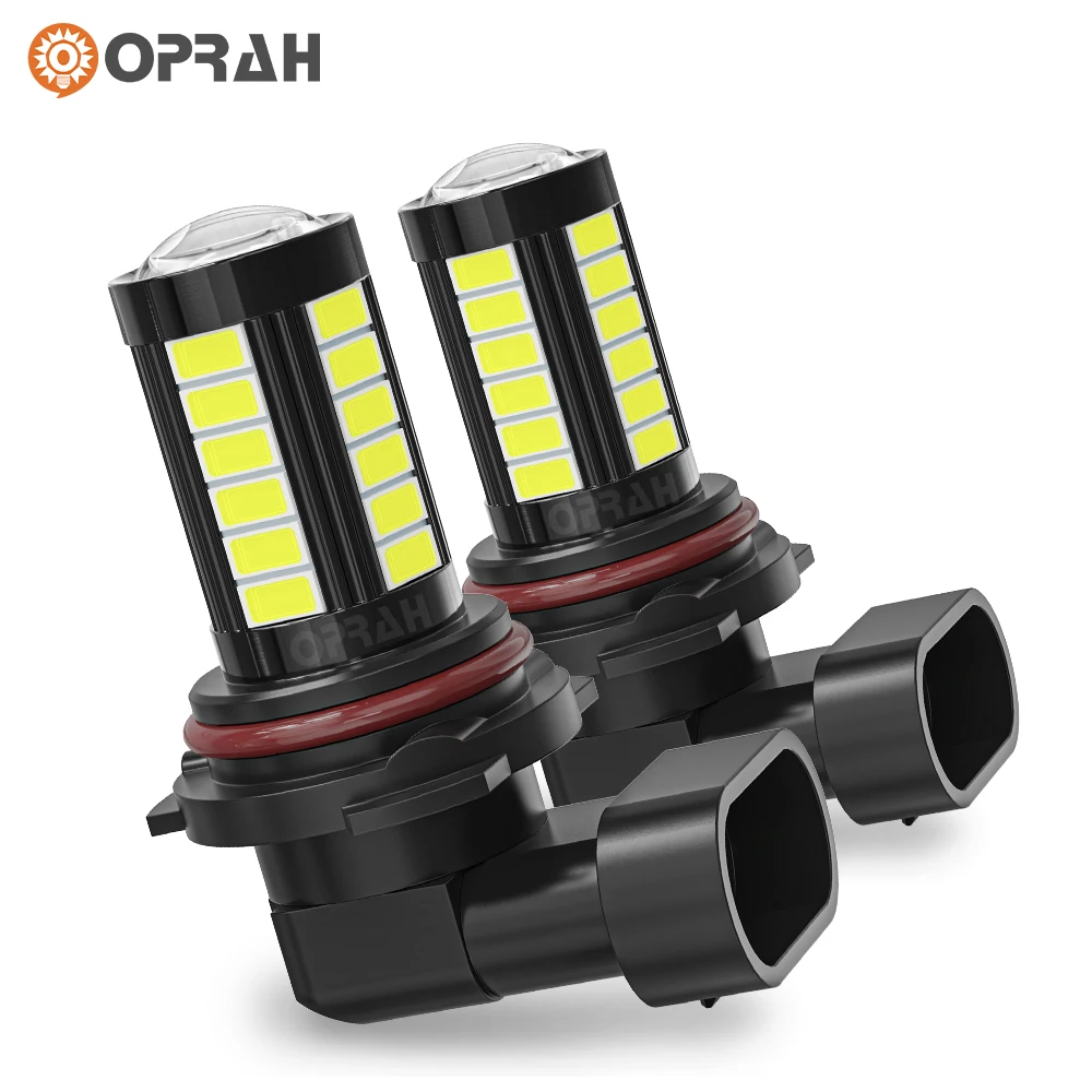 

2pcs H7 H11 Led 9005 HB3 9006 HB4 Fog Lights Bulb 5630 33SMD 1500LM 6000K White Car Driving Running Light Auto Leds Light 12V